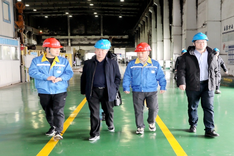 2024年 1月30日，浙江省經(jīng)信廳機(jī)關(guān)黨委二級(jí)巡視員孫自強(qiáng)蒞臨景興紙業(yè)開展歲末年初安全生產(chǎn)督導(dǎo)