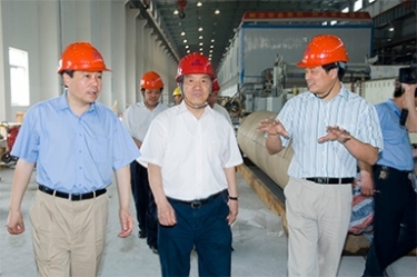 2007年5月25日，時任全國政協(xié)常委、經(jīng)濟(jì)委員會副主任、中國包裝聯(lián)合會會長石萬鵬一行來公司視察