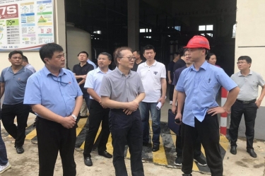 2020年8月5日，時任國家水利部全國節(jié)約用水辦公室副主任熊中才蒞臨景興紙業(yè)調(diào)研企業(yè)用水節(jié)水工作